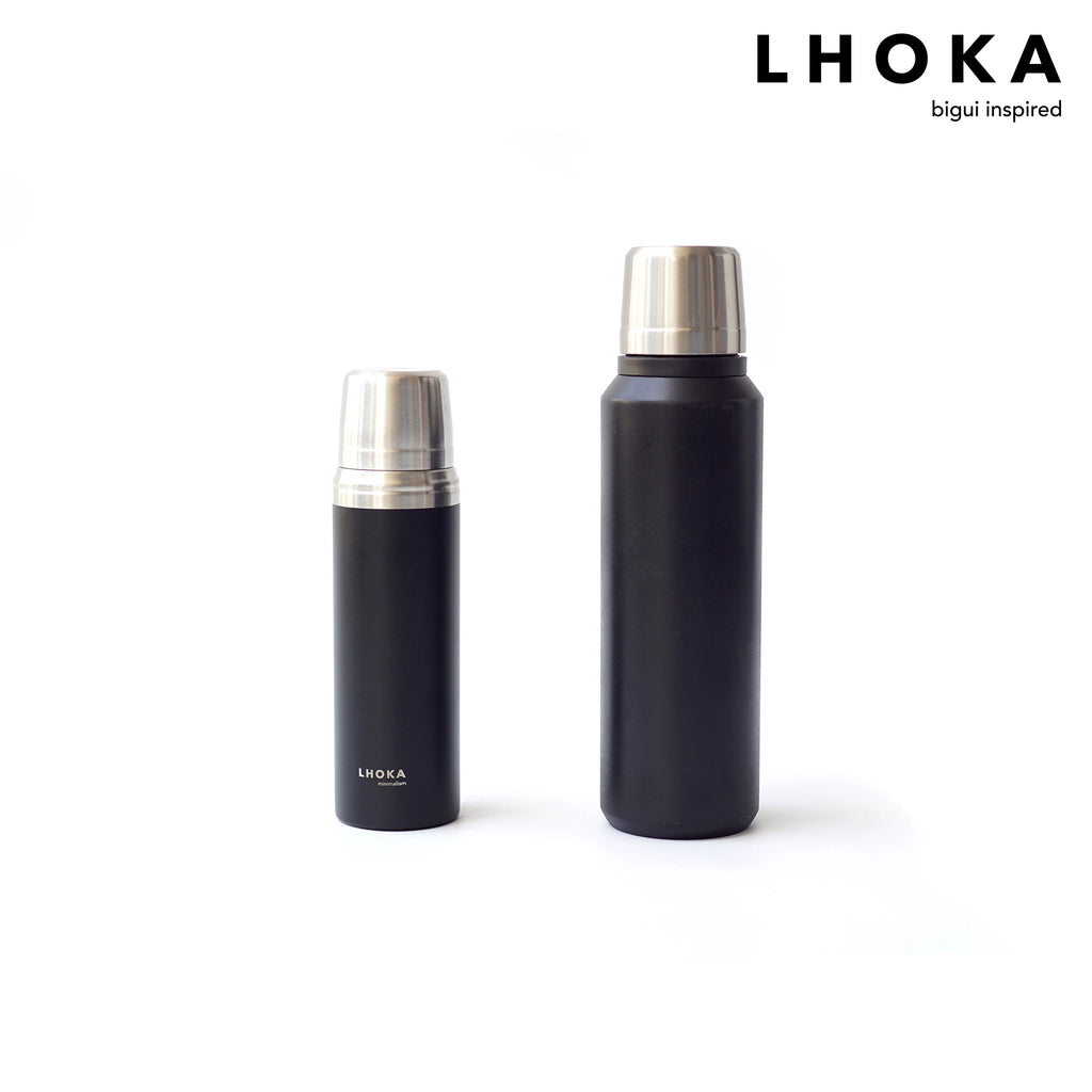 Black Insulated Outdoor Bottle - main product view
