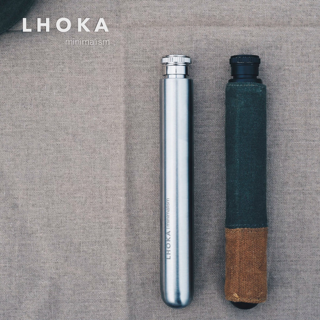 Bold Long Slim Hip Flask - product detail view 3