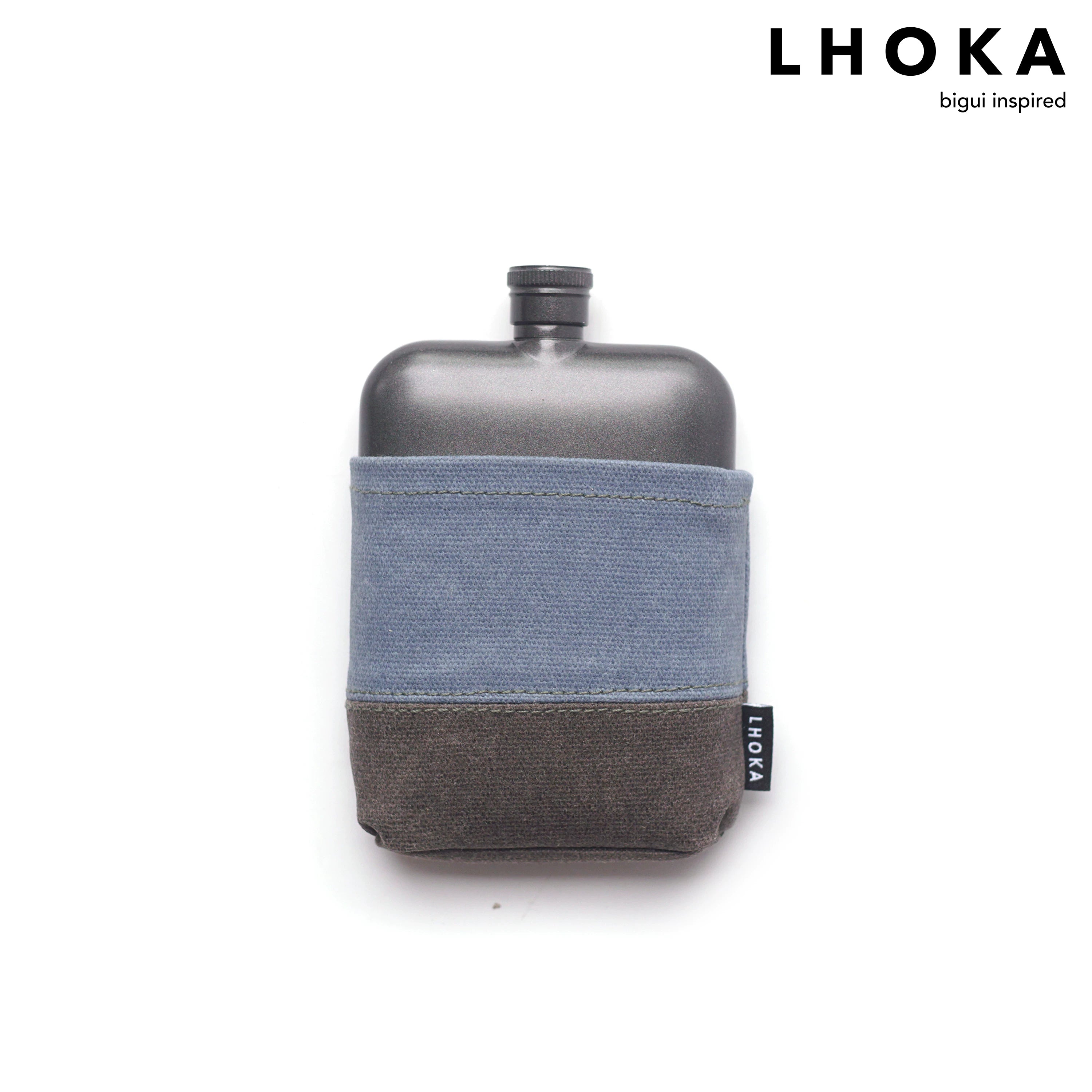 Pebble 055 Flat Hip Flask - main product view