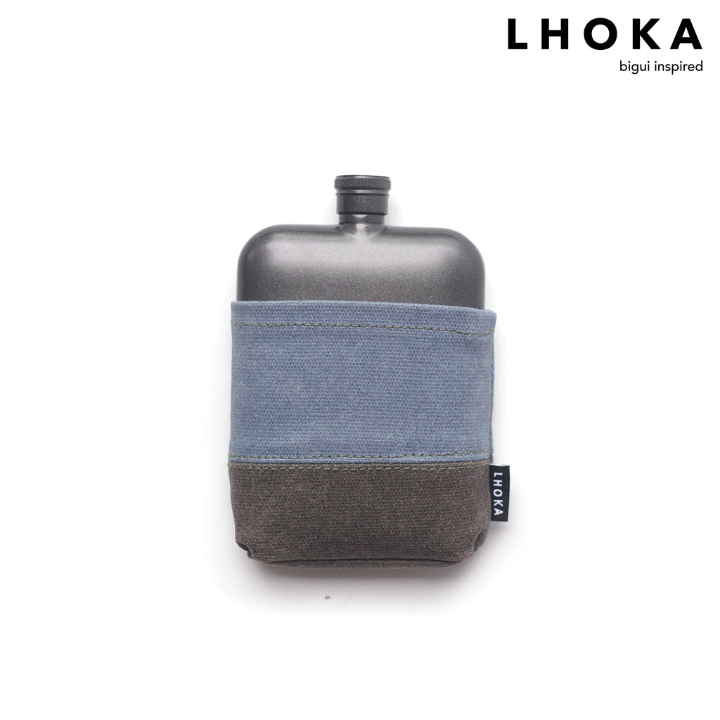 Pebble 055 Flat Hip Flask - product detail view 7