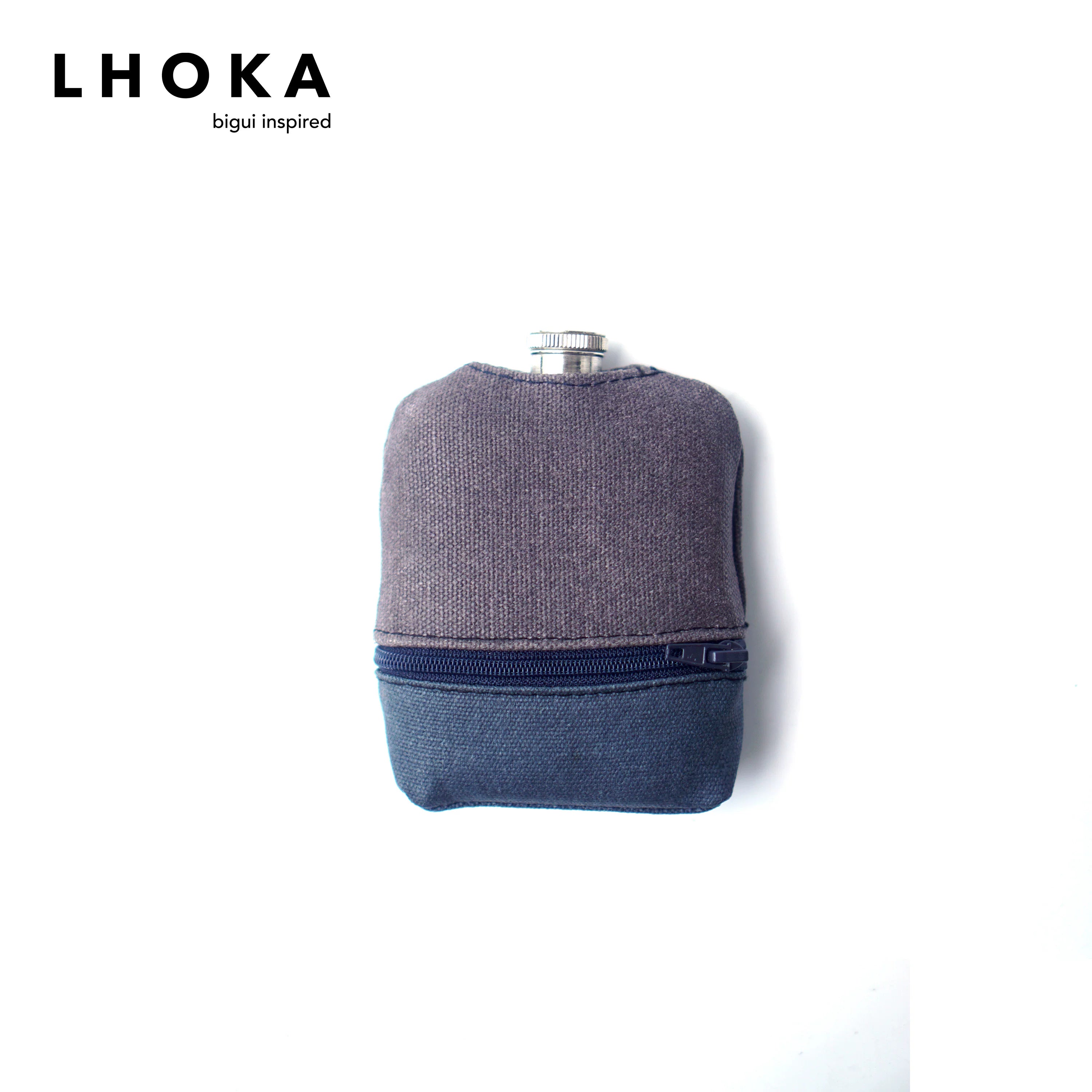 Bold Canvas Hip Flask Set - main product view