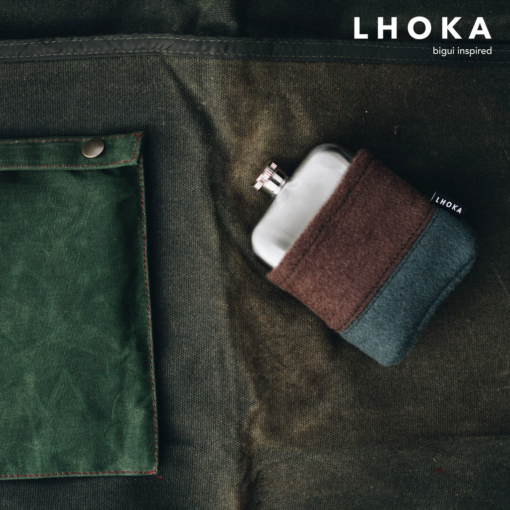 Bold Canvas Flask Set - product detail view 3