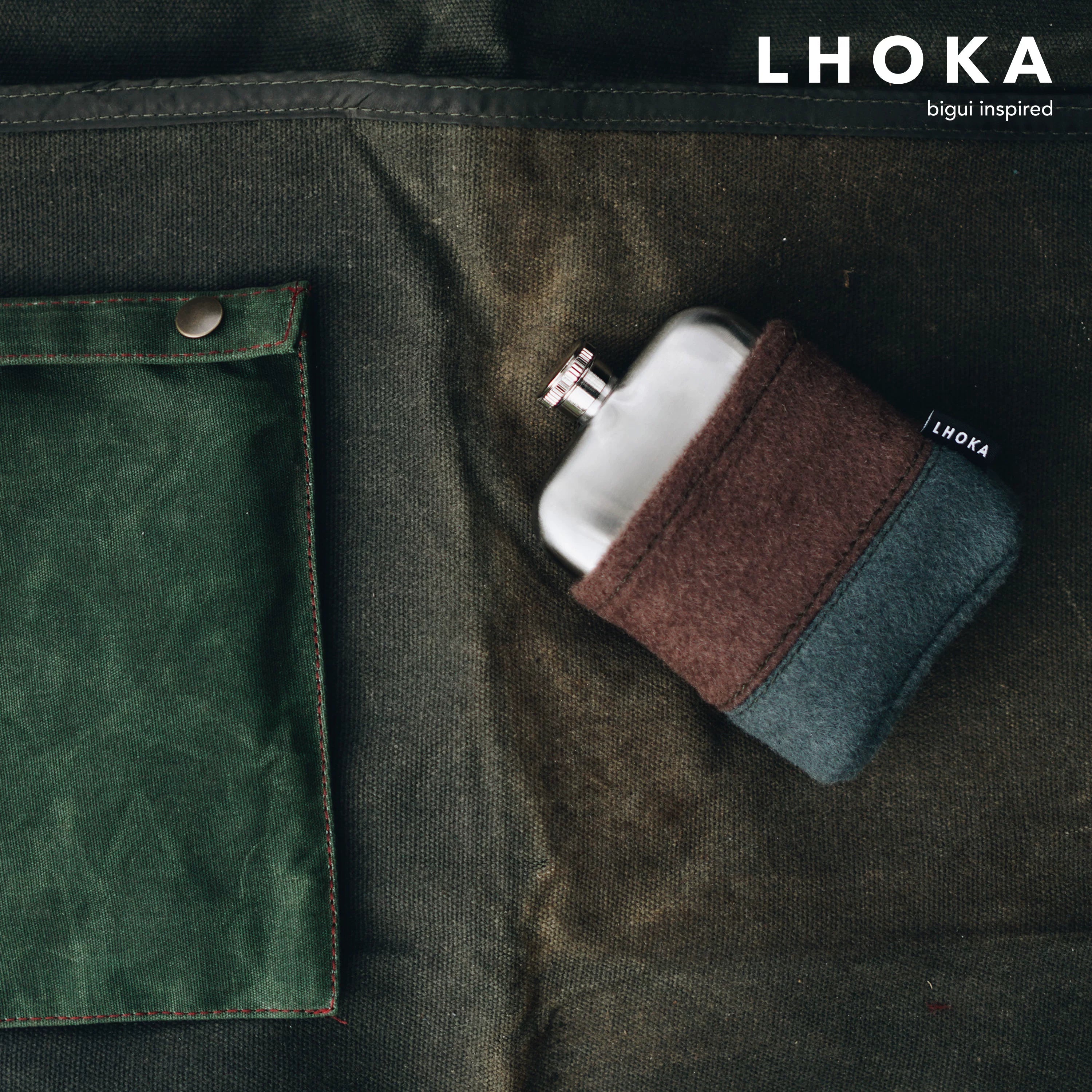 Bold Canvas Flask Set - product detail view 3