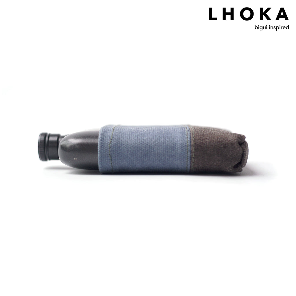 Pebble 055 Flat Hip Flask - product detail view 5
