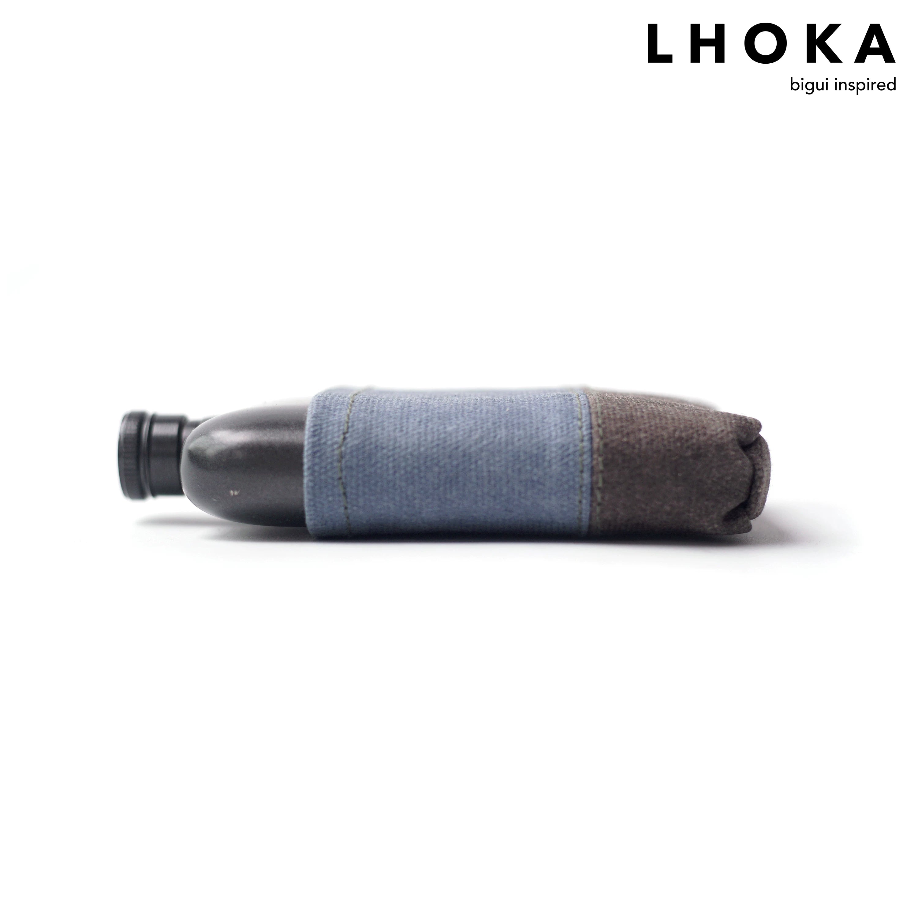 Pebble 055 Flat Hip Flask - product detail view 5