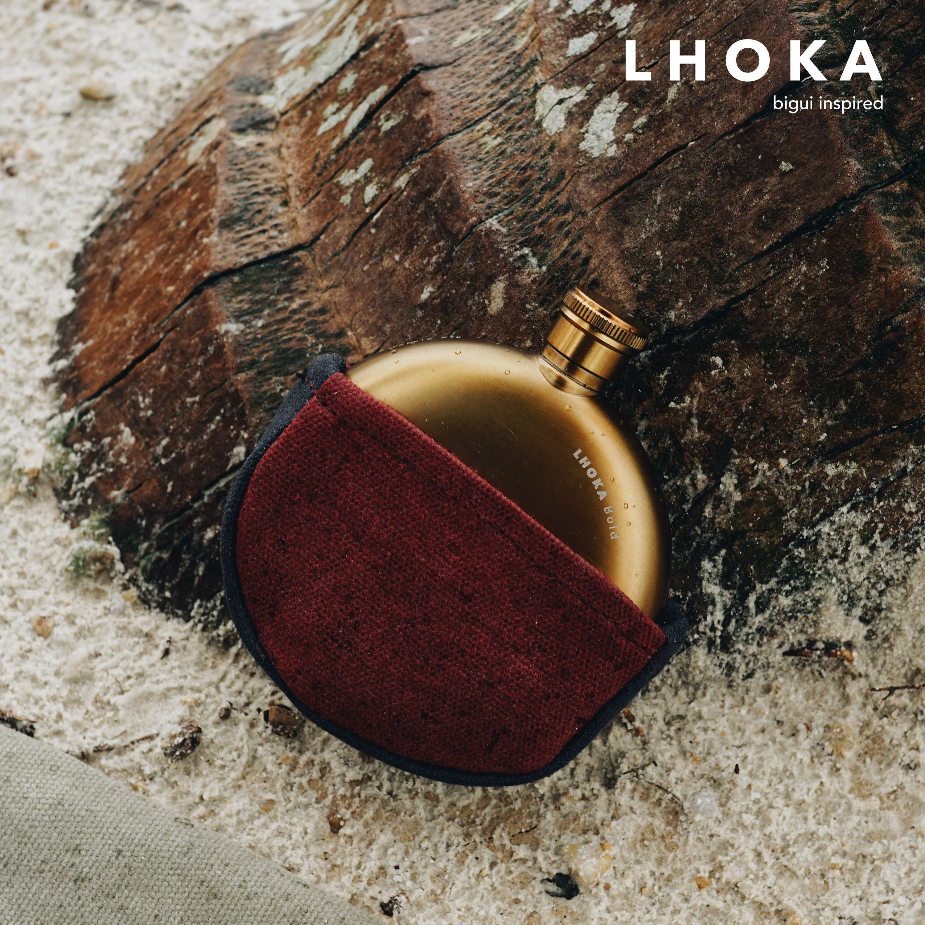 Pebble 270 Round Hip Flask - product detail view 4