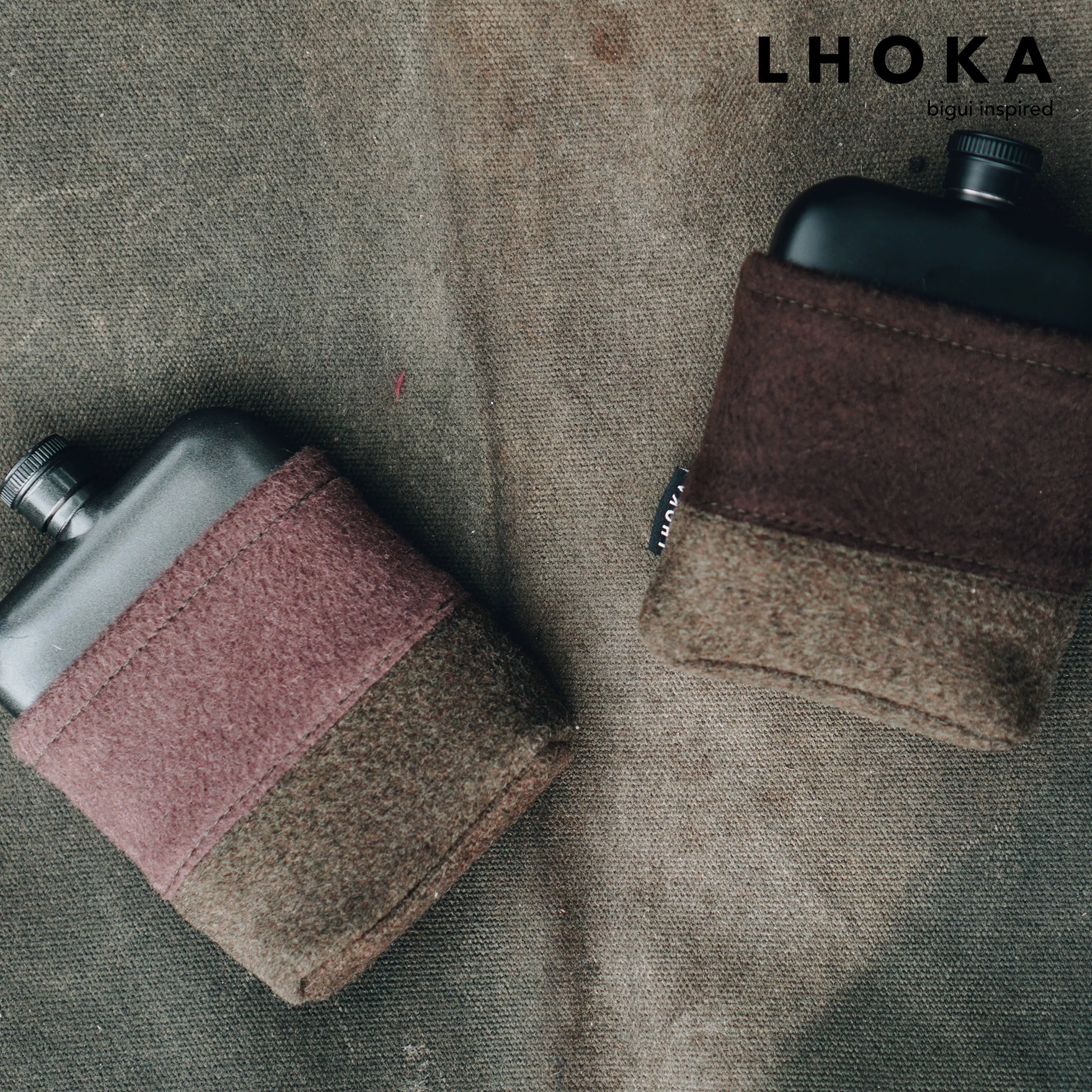 Bold Canvas Flask Set - product detail view 2