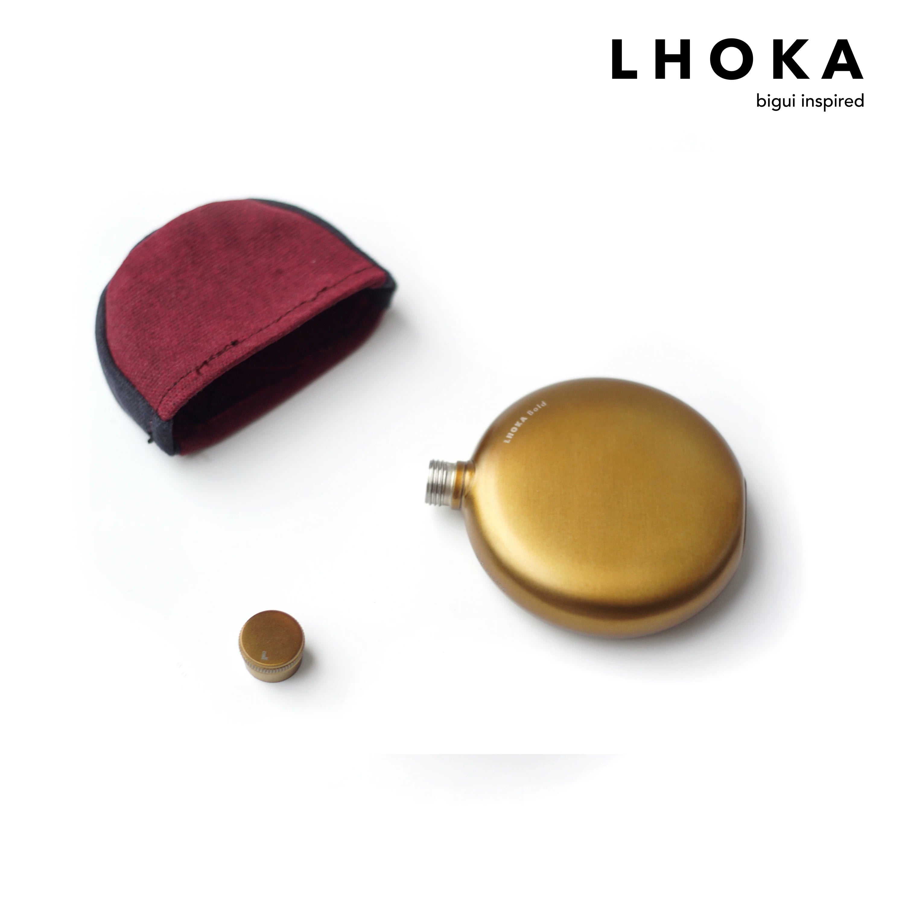 Pebble 270 Round Hip Flask - product detail view 5